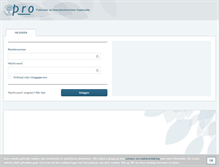 Tablet Screenshot of portal.stichting-pro.nl